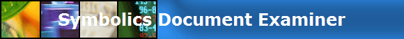 Symbolics Document Examiner